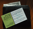 Wallet Giving Card