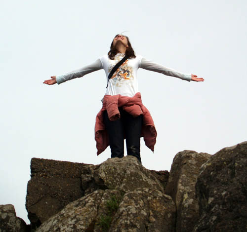 joyful girl