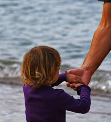 father and child