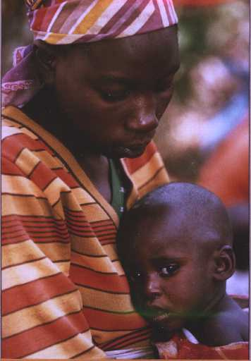 Rwandan mother and   child