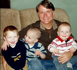 Randy Alcorn with grandsons