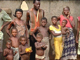 African  family