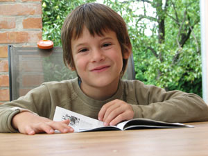 boy reading