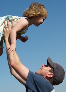 Father and daughter