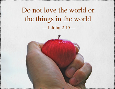 Do not love the world