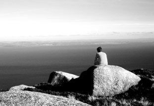 man sitting