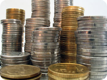 Stack of coins