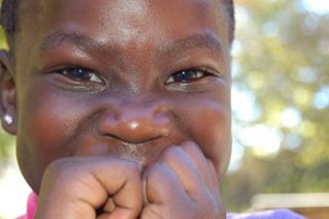 child laughing