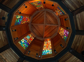 inside church