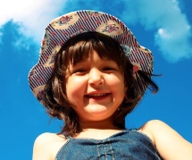 girl smiling