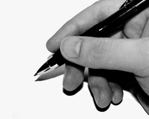 hand writing