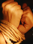 hands in bondage