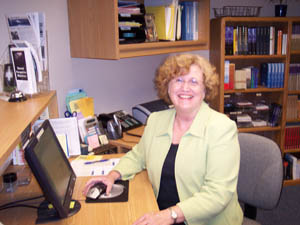 Catherine Simons, one of EPM's Receptionists