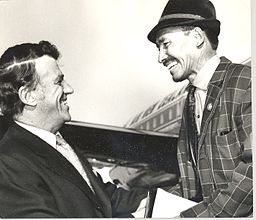 Sir Edmund Hillary of New Zealand and Tenzing Norgay of Nepal