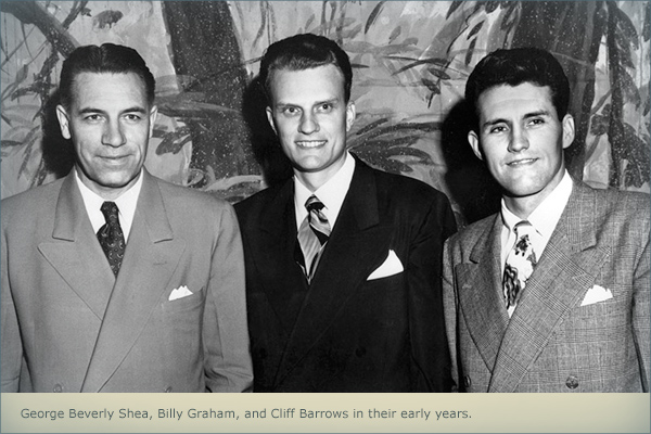 George Beverly Shea, Billy Graham, and Cliff Barrows