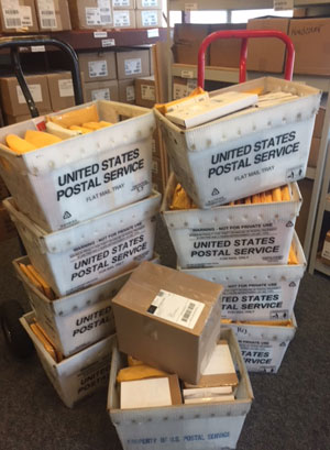 Books being mailed for prisoners