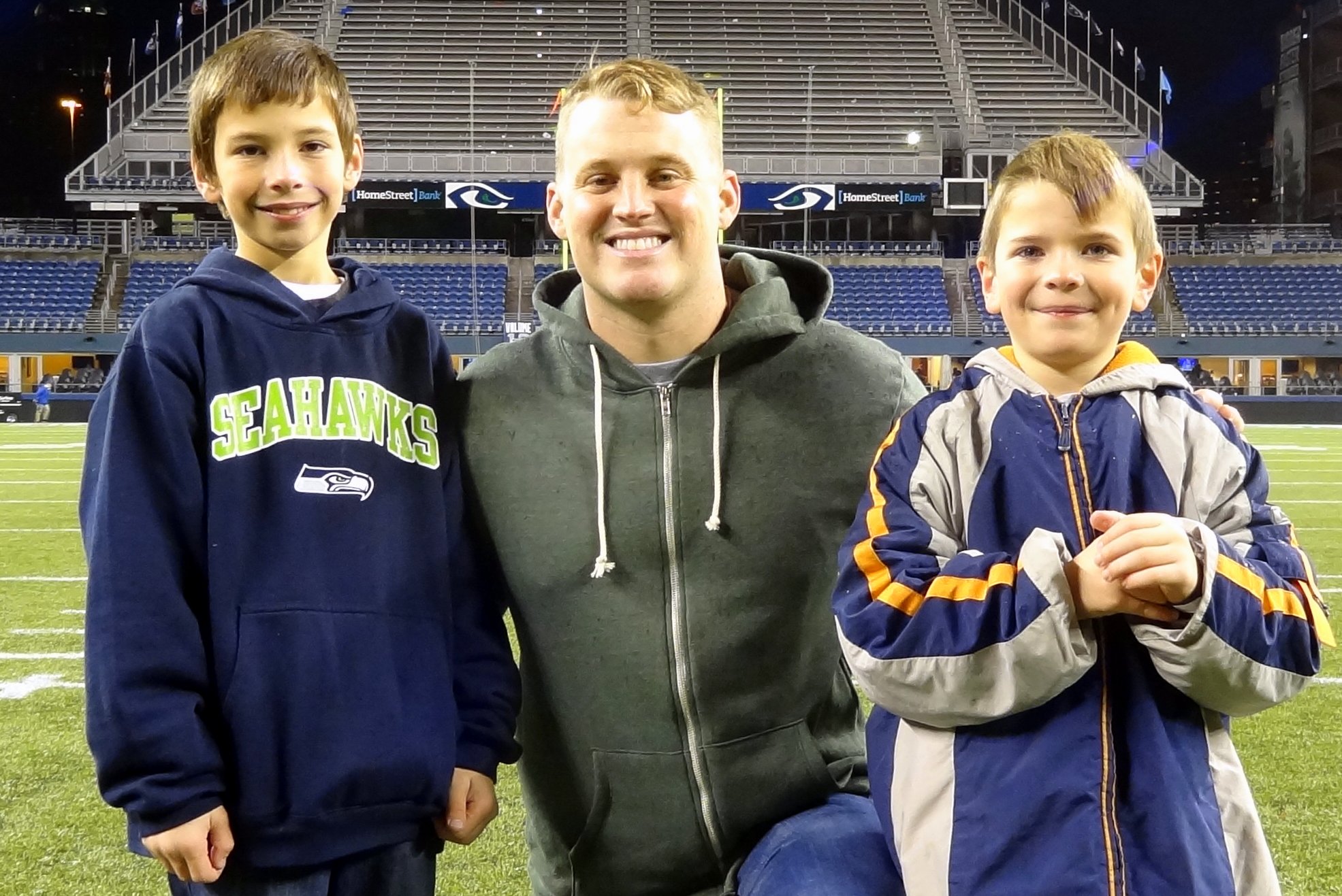 Clint Gresham with Randy's grandsons Jake and Ty