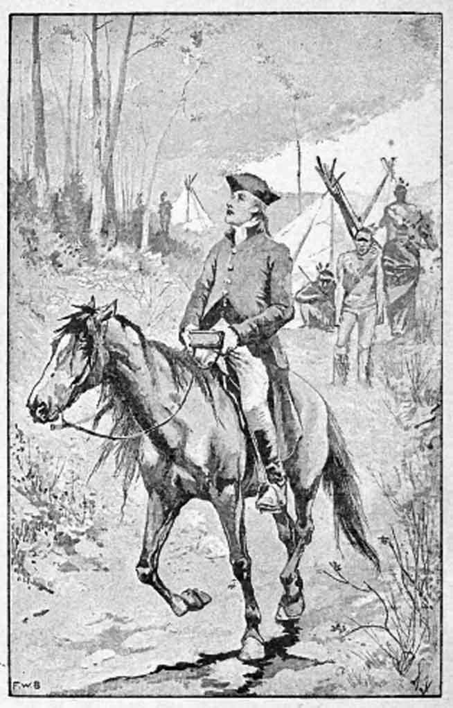 David Brainerd on horseback