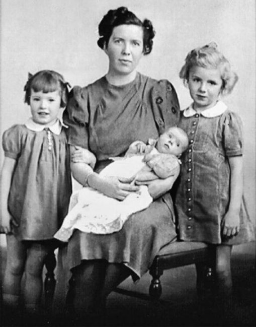 Eric's wife Florence, and their daughters