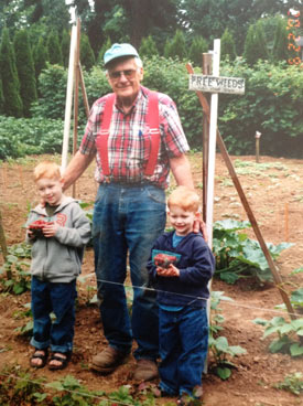 Floyd and two of his greatgrandchildren