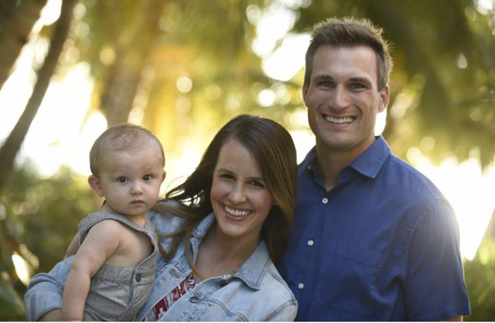 Julie and Kirk Cousins