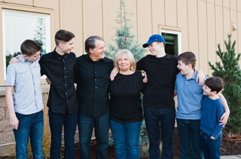 Randy and Nanci and grandsons