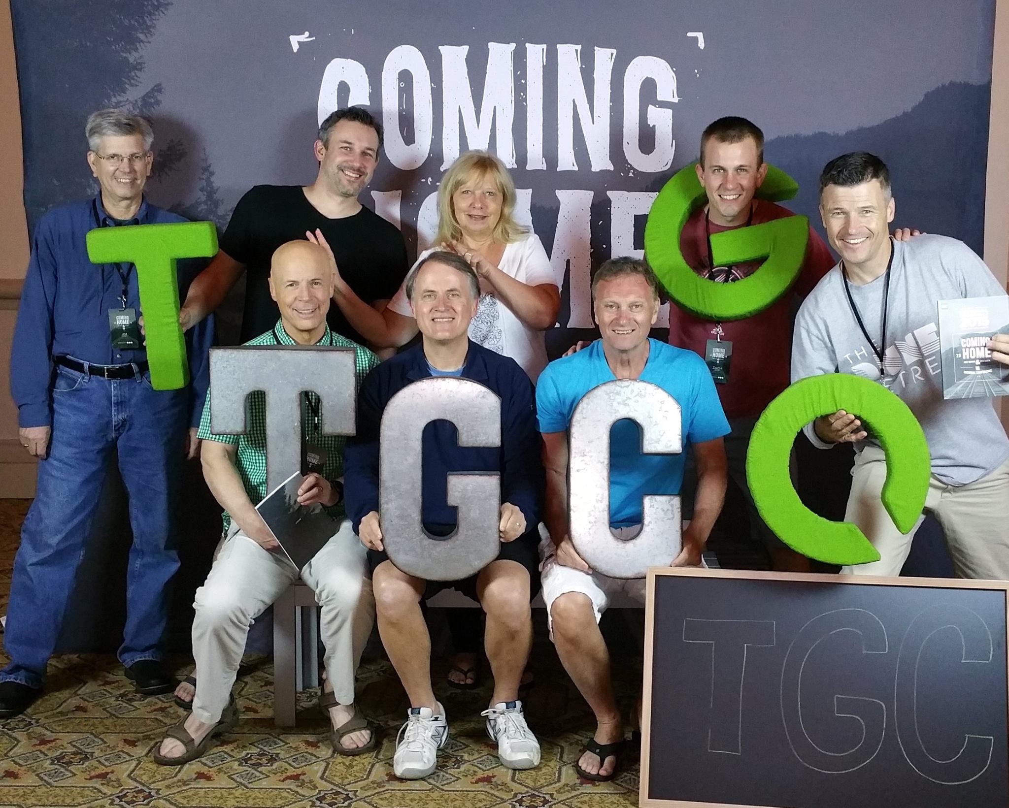 Randy and Nanci Alcorn, and GSCC Pastors, at TGC15