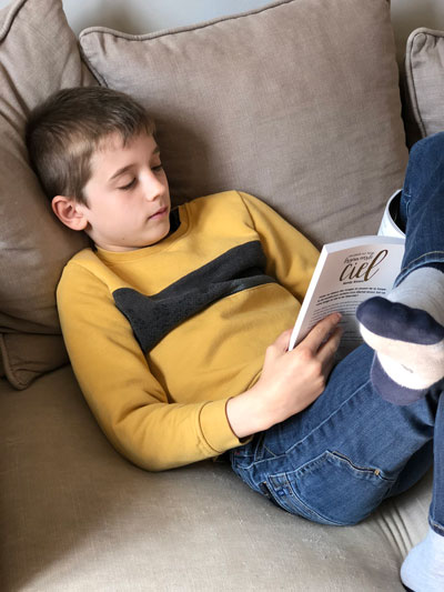 Young French reader