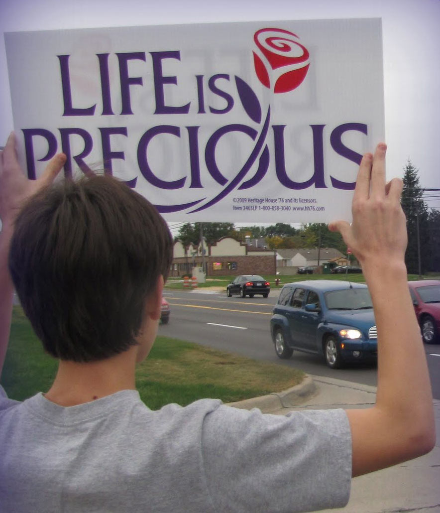 Prolife sign