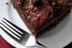 chocolate cake: an analogy to Romans 8:28