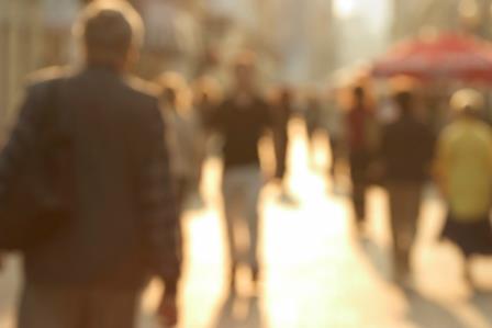 Men on street